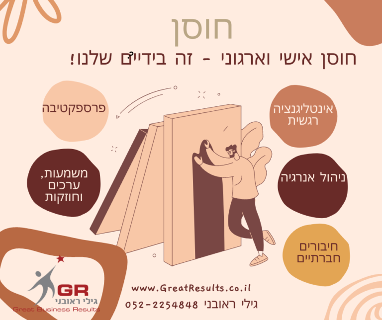 חוסן אישי וארגוני